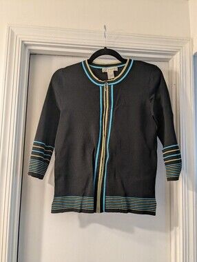 Dressbarn Zipper Cardigan
